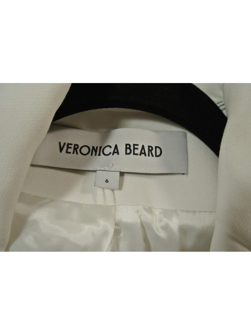 NEW, VERONICA BEARD Cropped Rickie Dickey Jacket in White Sz 6 #SJ2398 - Picture 11 of 14